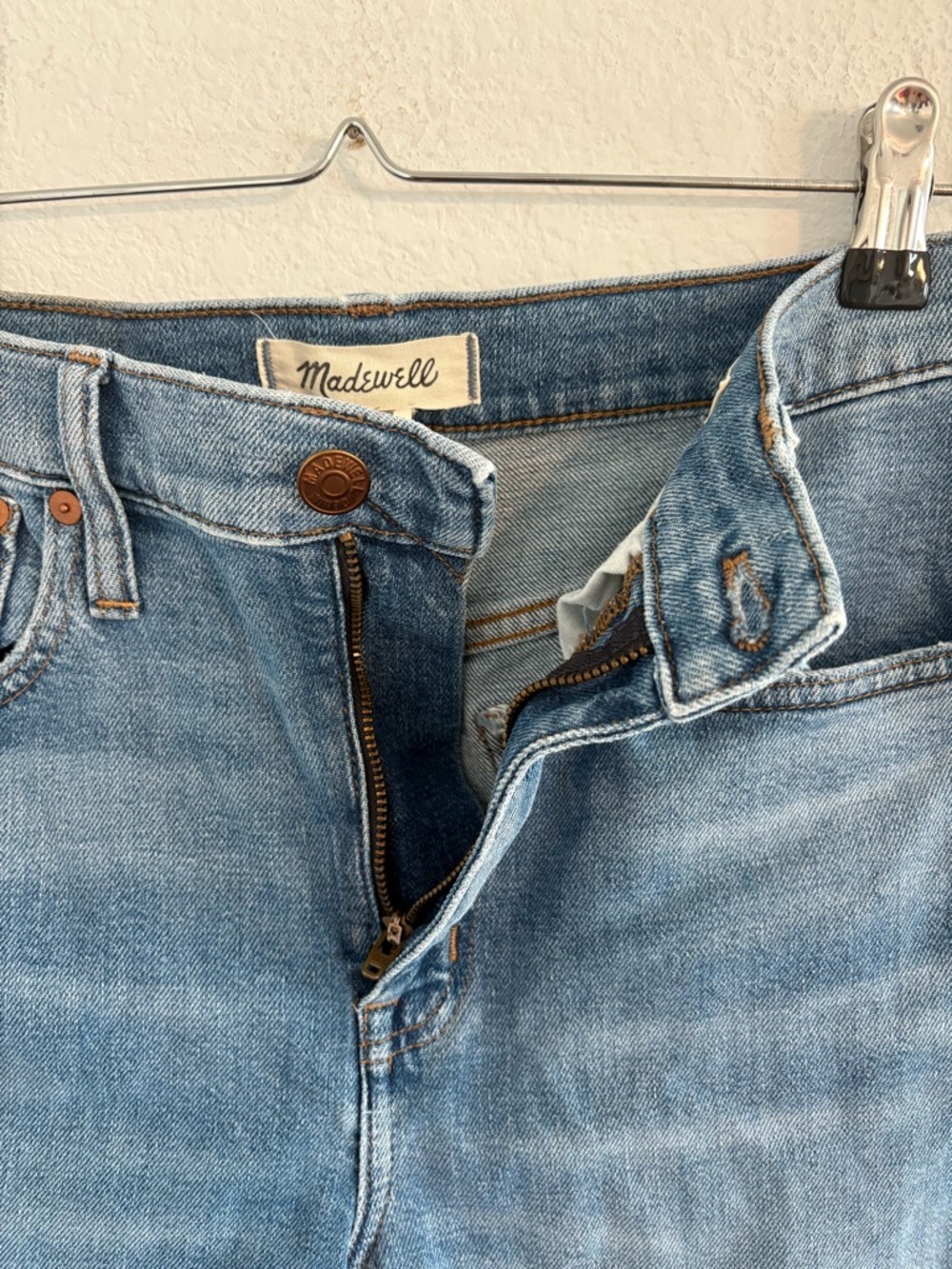 Madewell High Rise Slim Boyfriend Jeans size 25 Tall - Picture 7 of 15